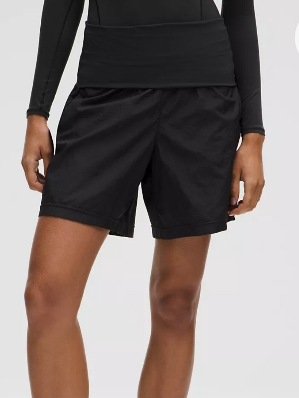 Lululemon Foldover Waist Shorts Small